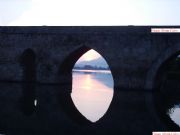 El Puente romano de Petn sobre el rio Sil